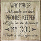 Way Maker Stencil - Create Christian Signs - Faith Signs