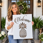 Pineapple Welcome Stencils - Welcome Sign Stencils