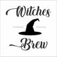 Witches Brew Stencils - Create Halloween Signs - Halloween Stencils