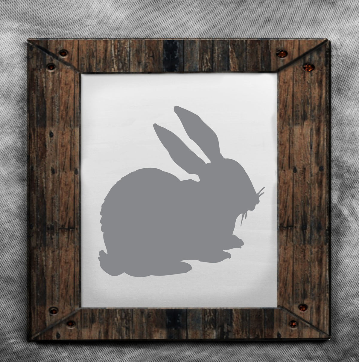Bunny Rabbit Stencil - Farmhouse Decor - | Superior Stencils