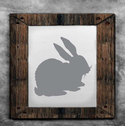 Bunny Rabbit Stencil - Farmhouse Decor -