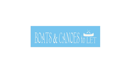 Boats & Canoes Stencil - Create Lake Signs - Canoe Sign