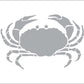 Maine Crab Stencil - CRAB STENCIL -  Create BEACH Decor