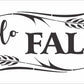 hello Fall Stencil - Create Farmhouse Signs - Fall Signs