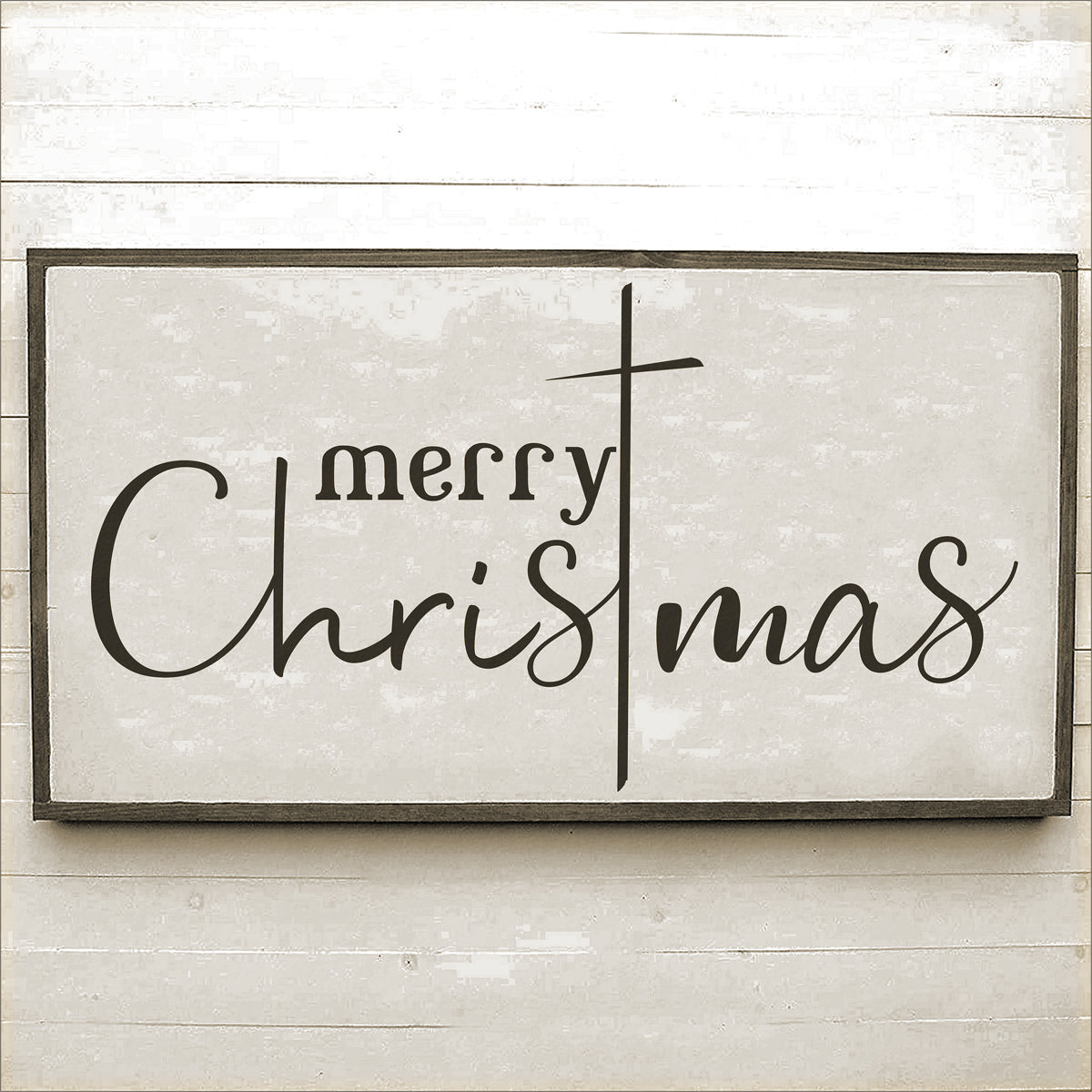 merry Christmas Stencil - Create Christmas Signs - Create Christmas Wall Decor