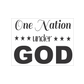 One Nation Under GOD Stencil - 7 Sizes Available - Superior Stencils