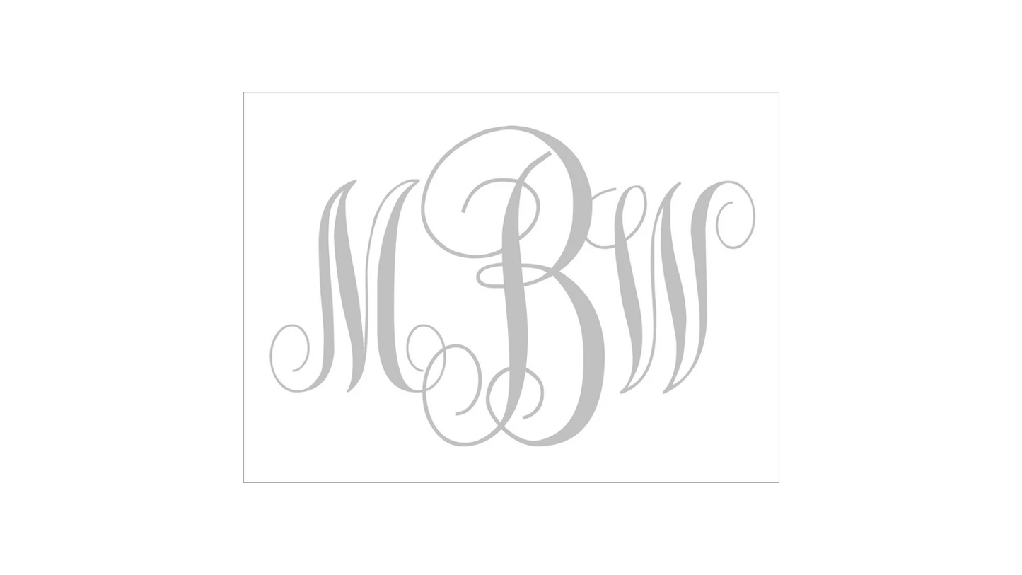 Custom Monogram Stencil - Create Wedding Signs or your Custom Monogram