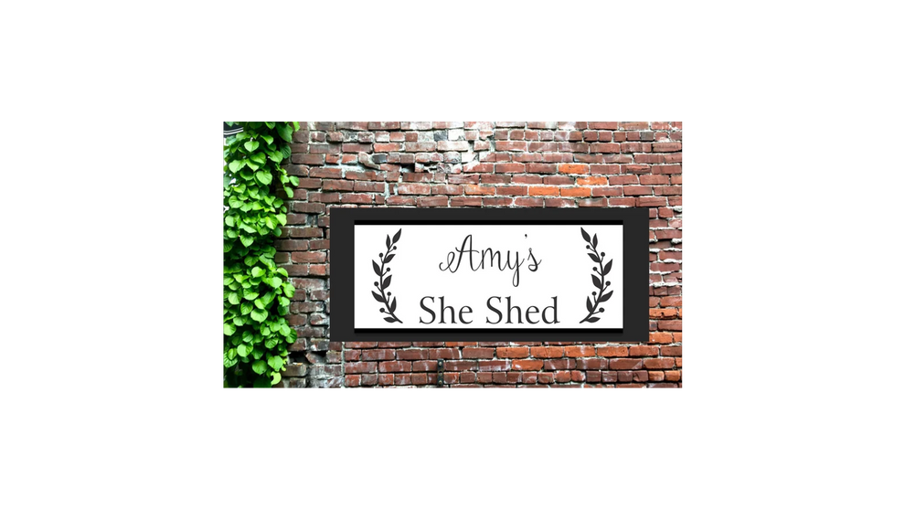 Custom She Shed Stencil She Shed Sign She Shed Stencil Superior