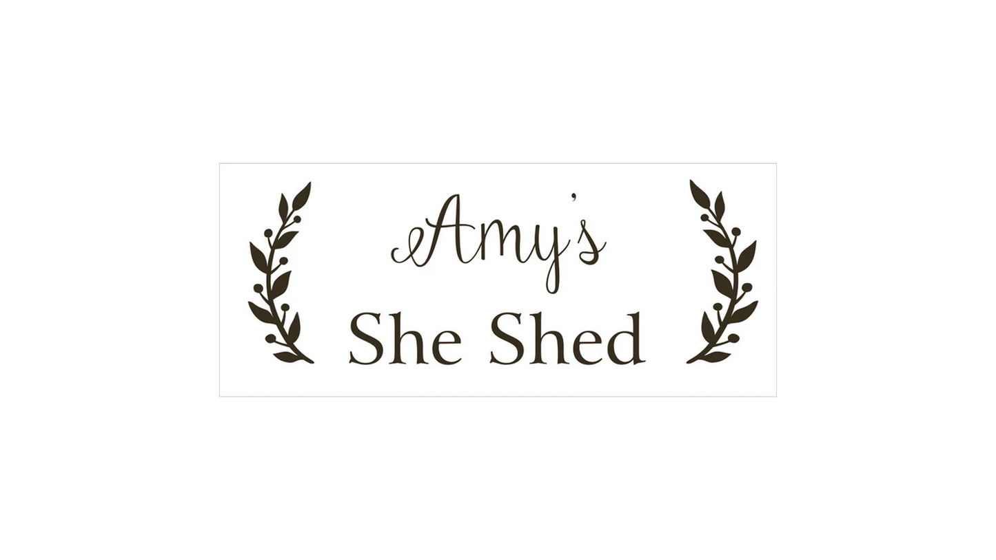 Custom She Shed Stencil - She Shed Sign - She Shed Stencil