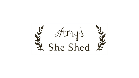Custom She Shed Stencil - She Shed Sign - She Shed Stencil