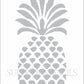 Pineapple Stencil - Wall Stencil - Create Beach Signs or Wall Art