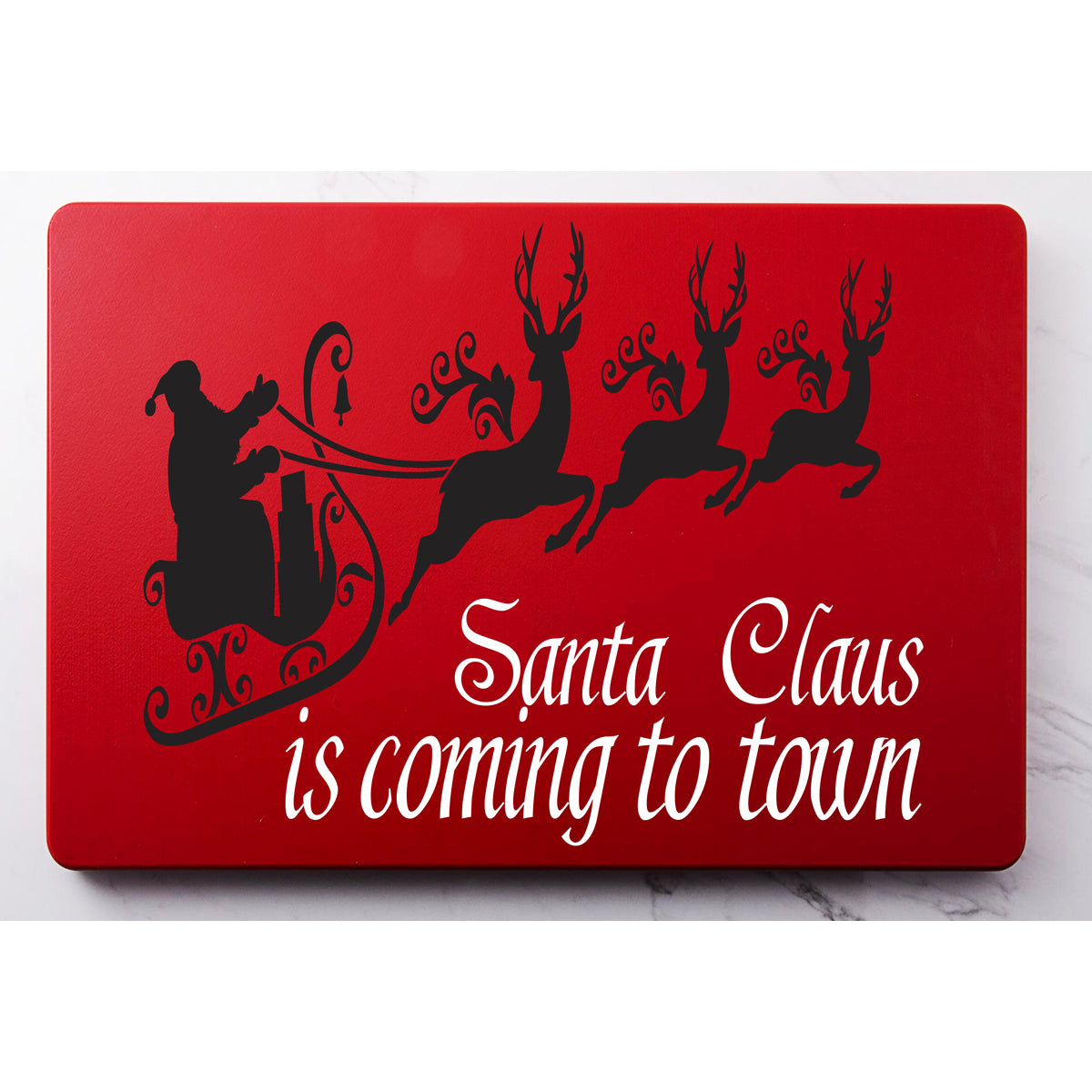 Santa Claus is Coming to Town Stencil - Create Christmas Signs- Create Santa Signs