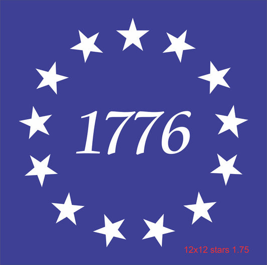 Betsy Ross Star Stencil - US Flag Stars 1776 - Superior Stencils