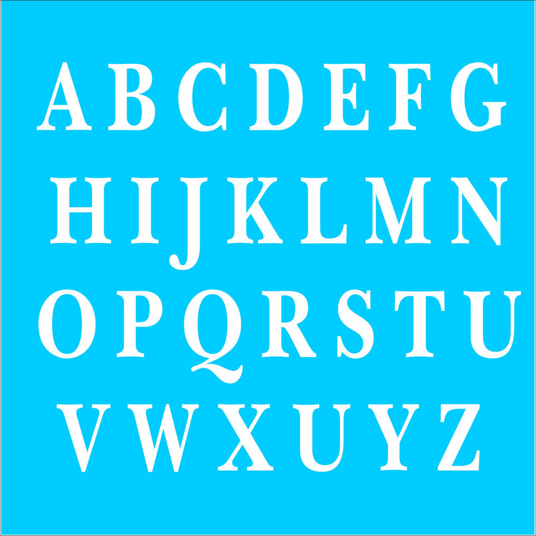 Alphabet Stencils and Number Stencils | Superior Stencils