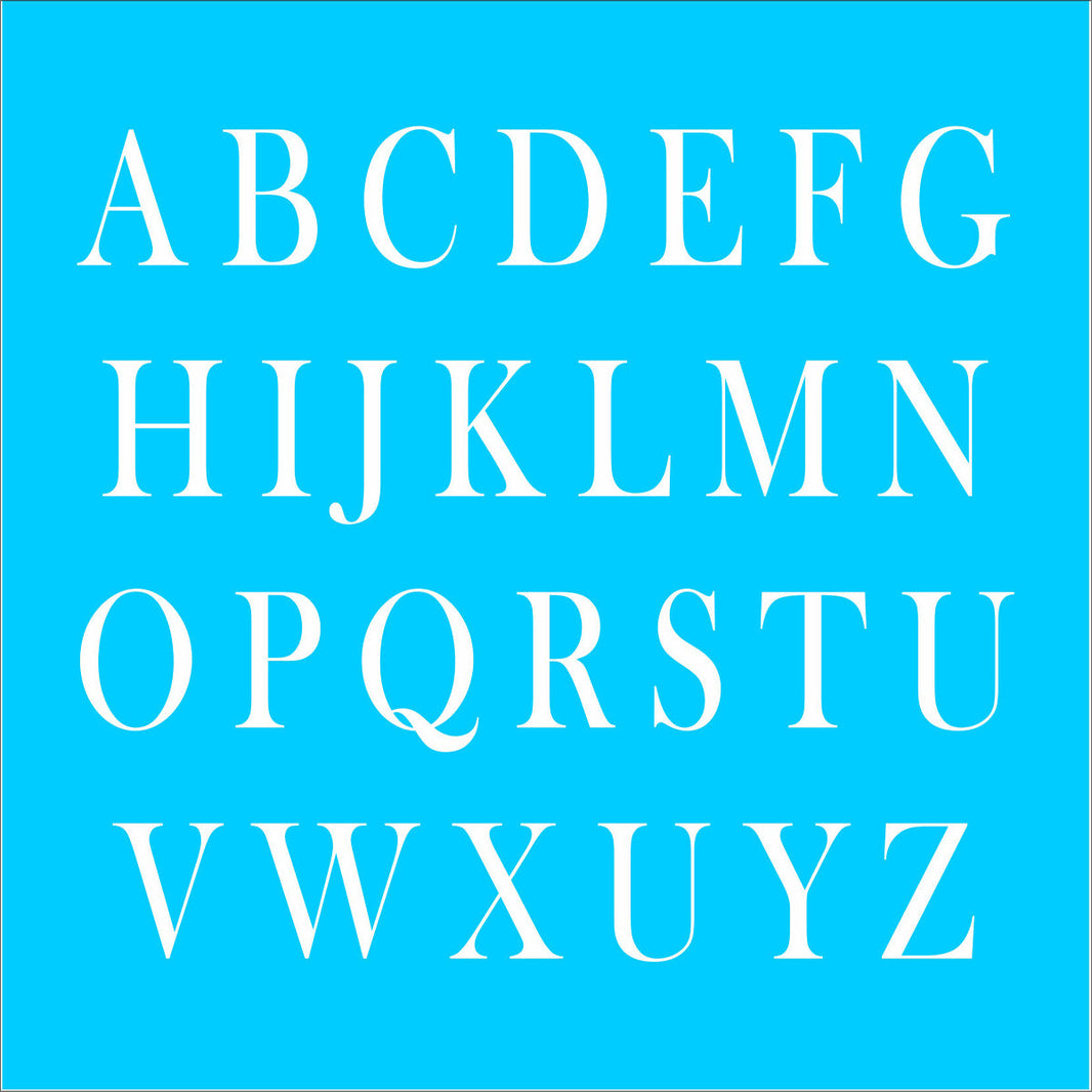 Alphabet Stencils and Number Template Superior Stencils