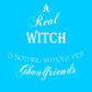 A Real Witch Halloween Stencil - Superior Stencils