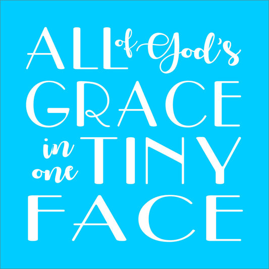 All of God's Grace Stencil  - Superior Stencils