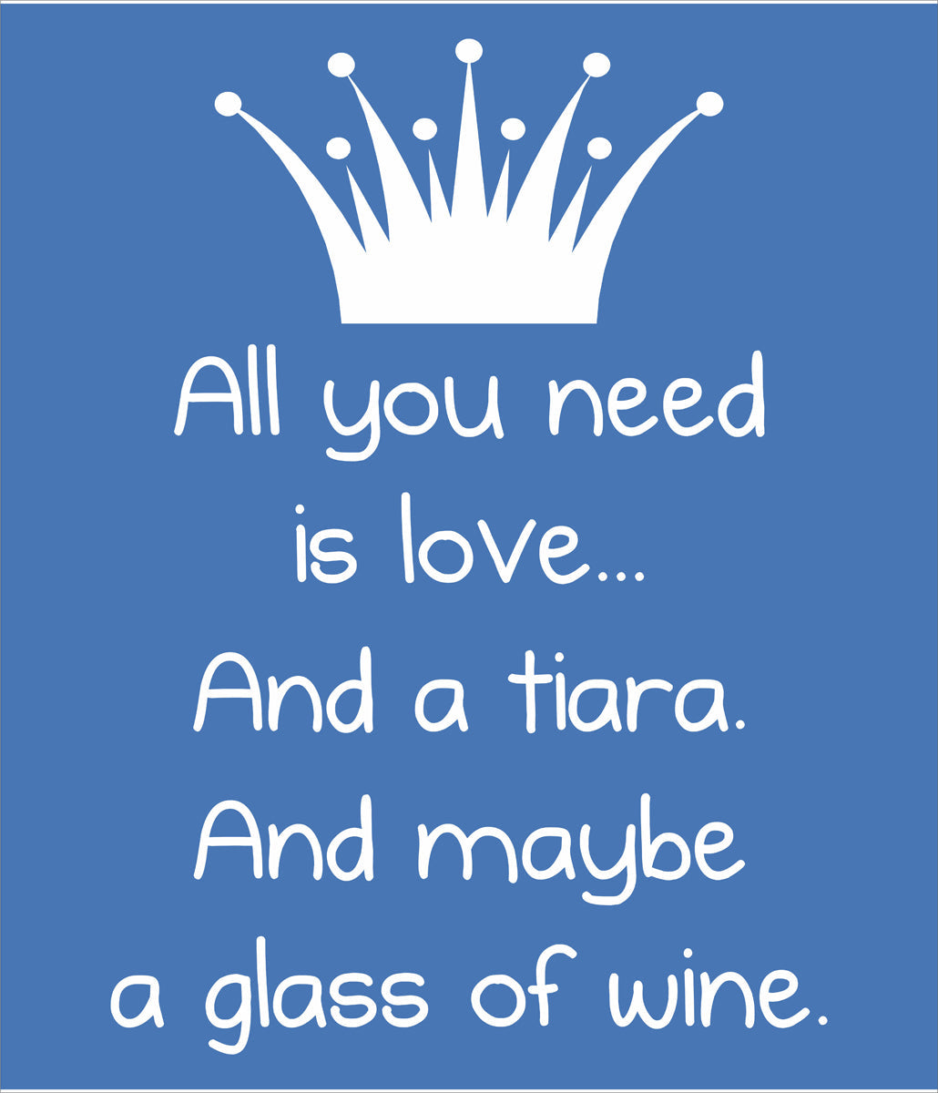 All you need is Love and Wine Stencil - Superior Stencils