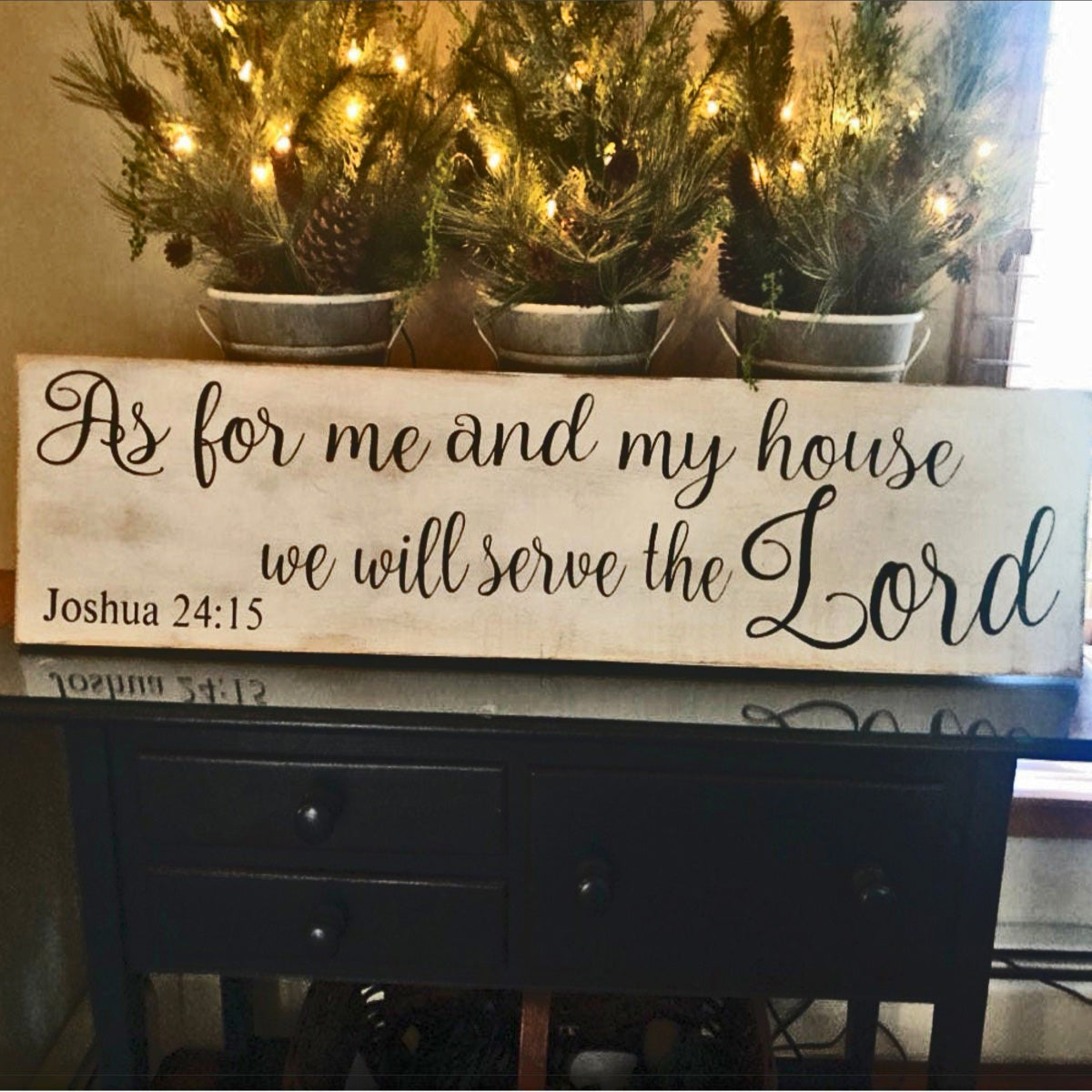 As for me and my House we will serve the Lord Stencil - Superior Stencils