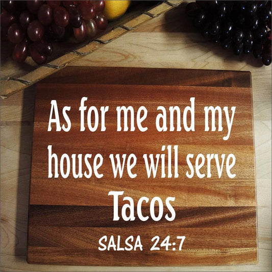 As for me and my house we will serve tacos Stencil- Superior Stencils