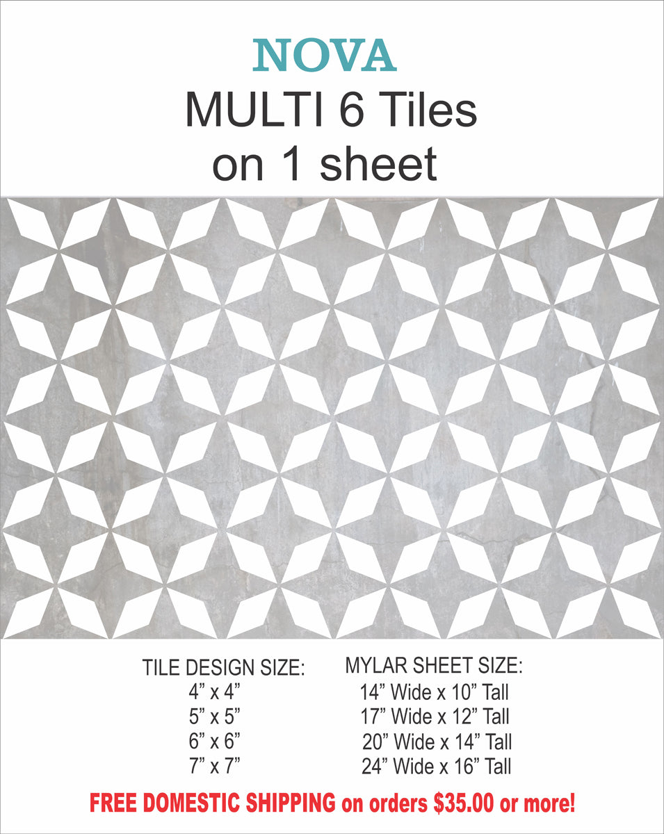 NOVA Tile Stencil - Superior Stencils