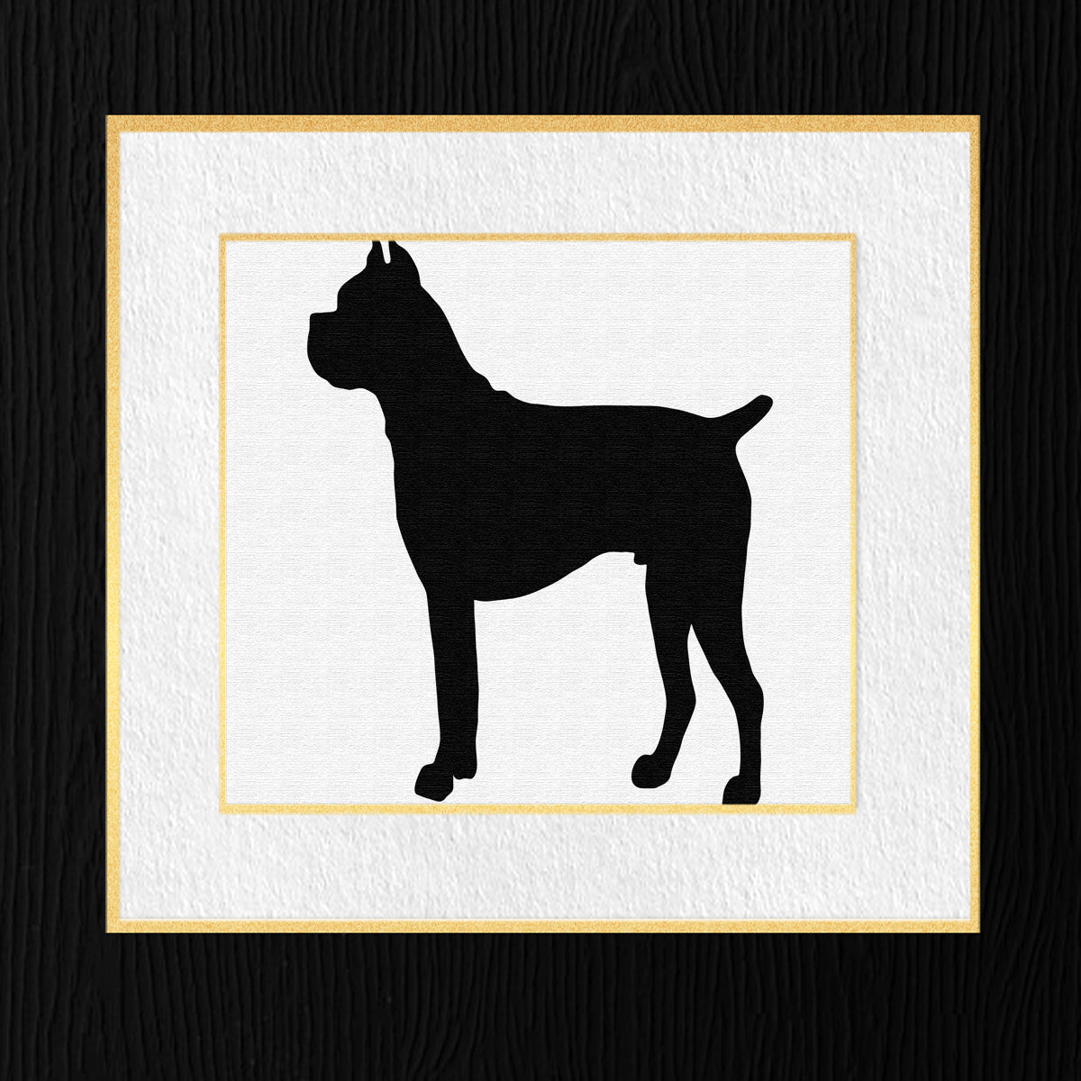 Boxer Dog Stencil - Superior Stencils