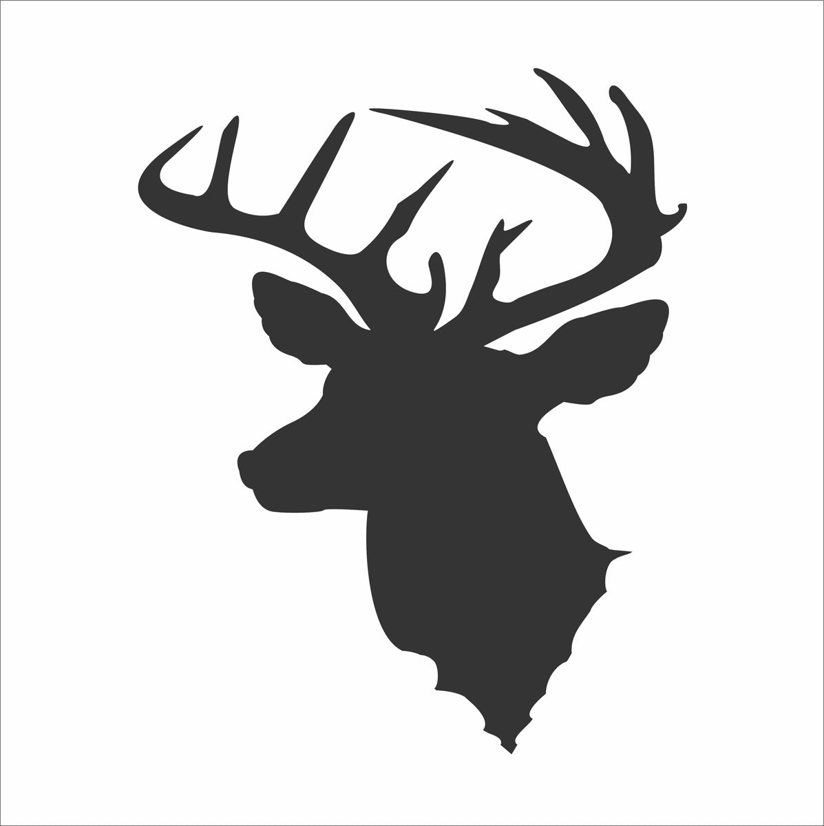 Buck Mount Stencil - Superior Stencils