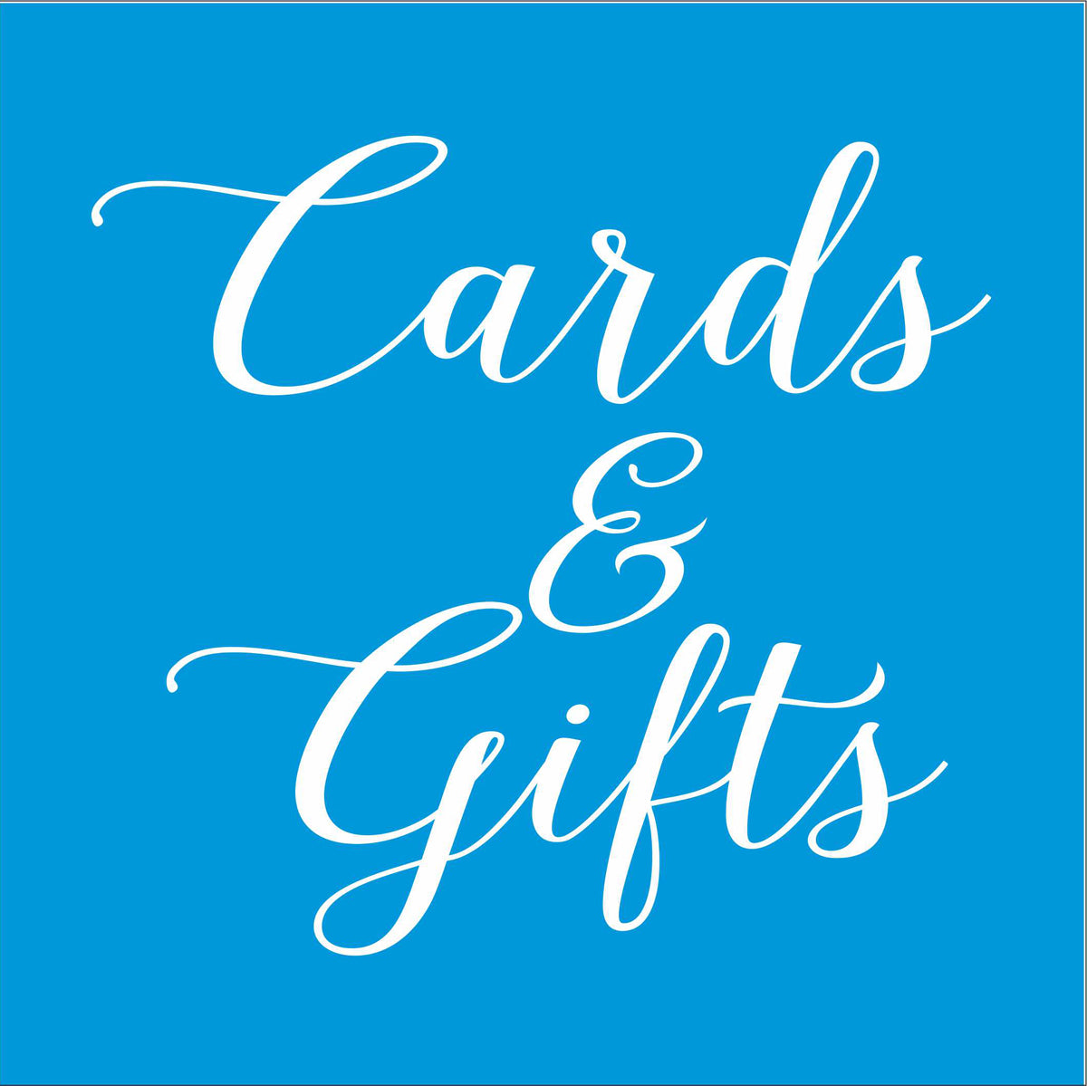 Cards & Gifts Wedding Stencil - Superior Stencils