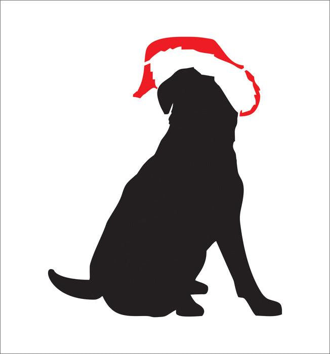 DOG Christmas Stencil - Superior Stencils