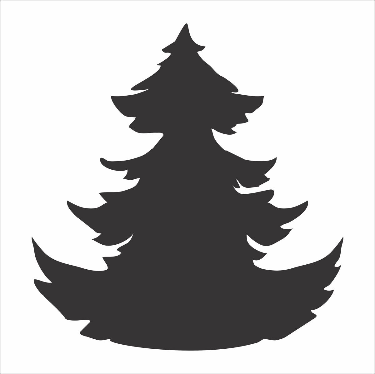 Christmas Tree Stencil - Superior Stencils