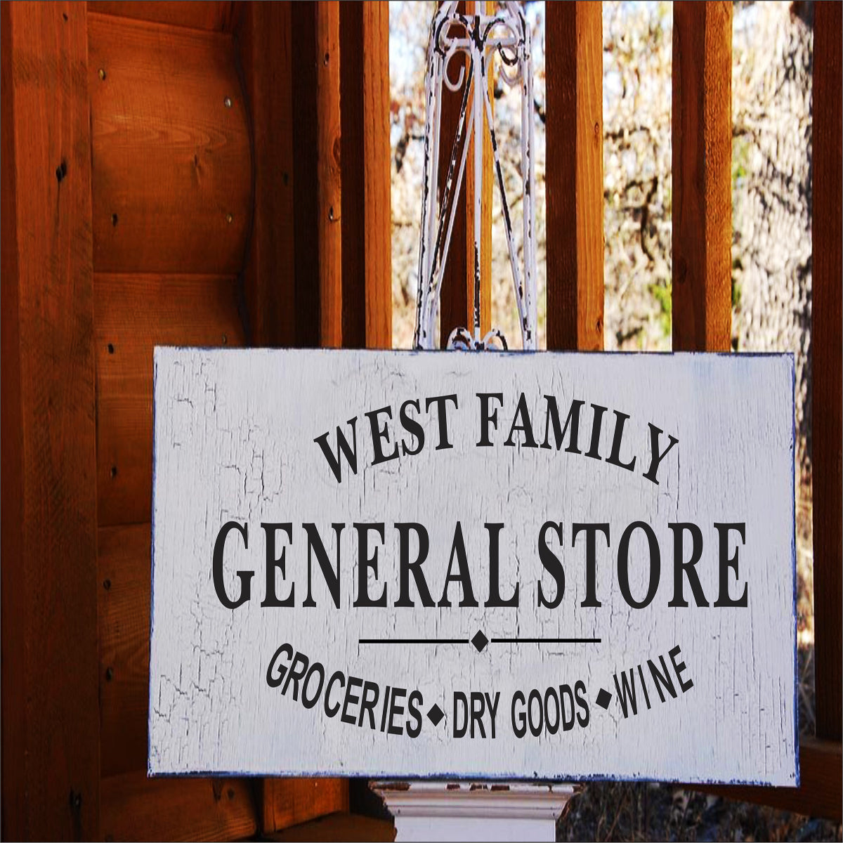 Custom General Store Stencil - Superior Stencils