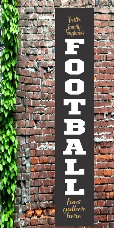 Faith Family FOOTBALL Stencil - Create a beautiful FOOTBALL sign for your family! - Superior Stencils