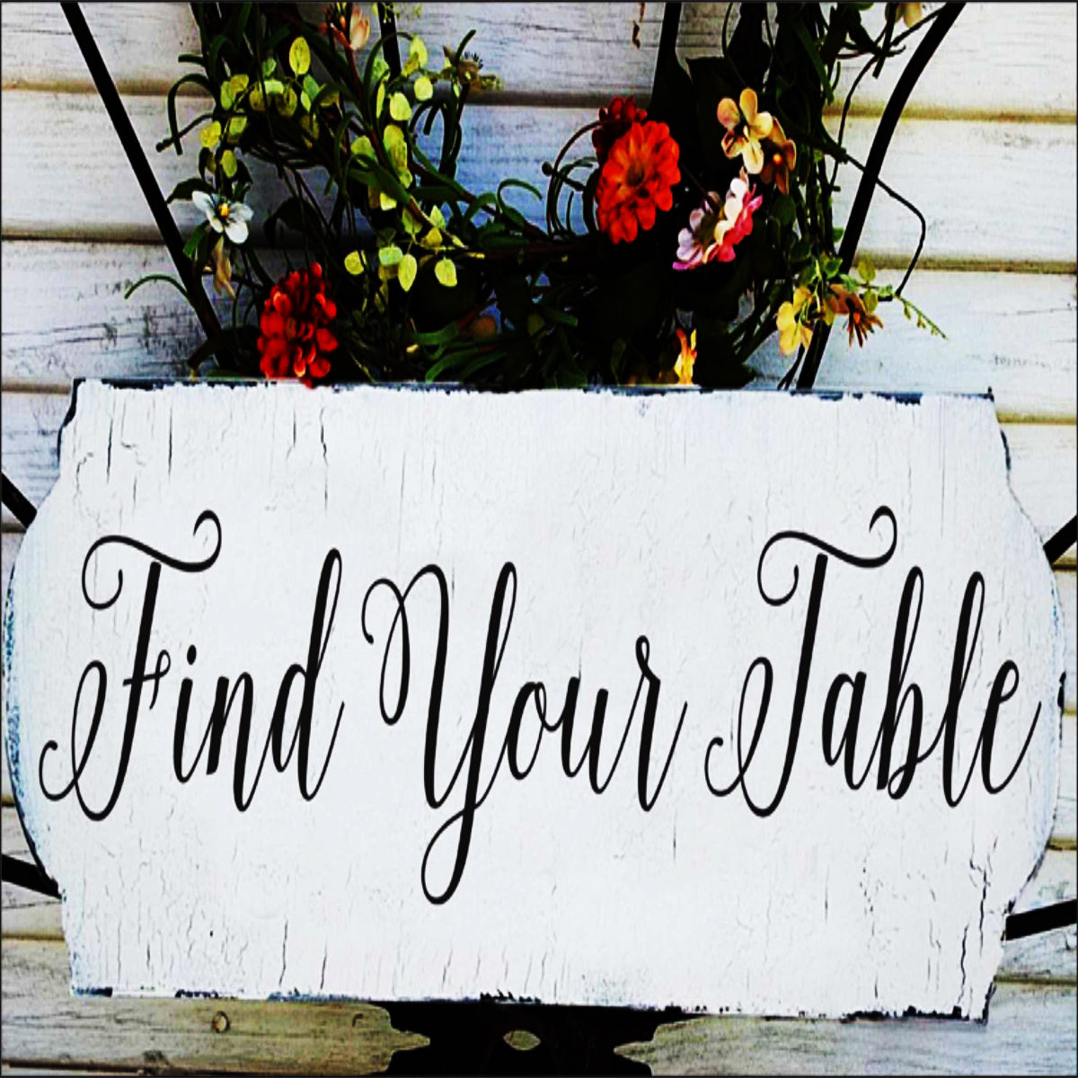 Find Your Table Wedding Stencil - Superior Stencils