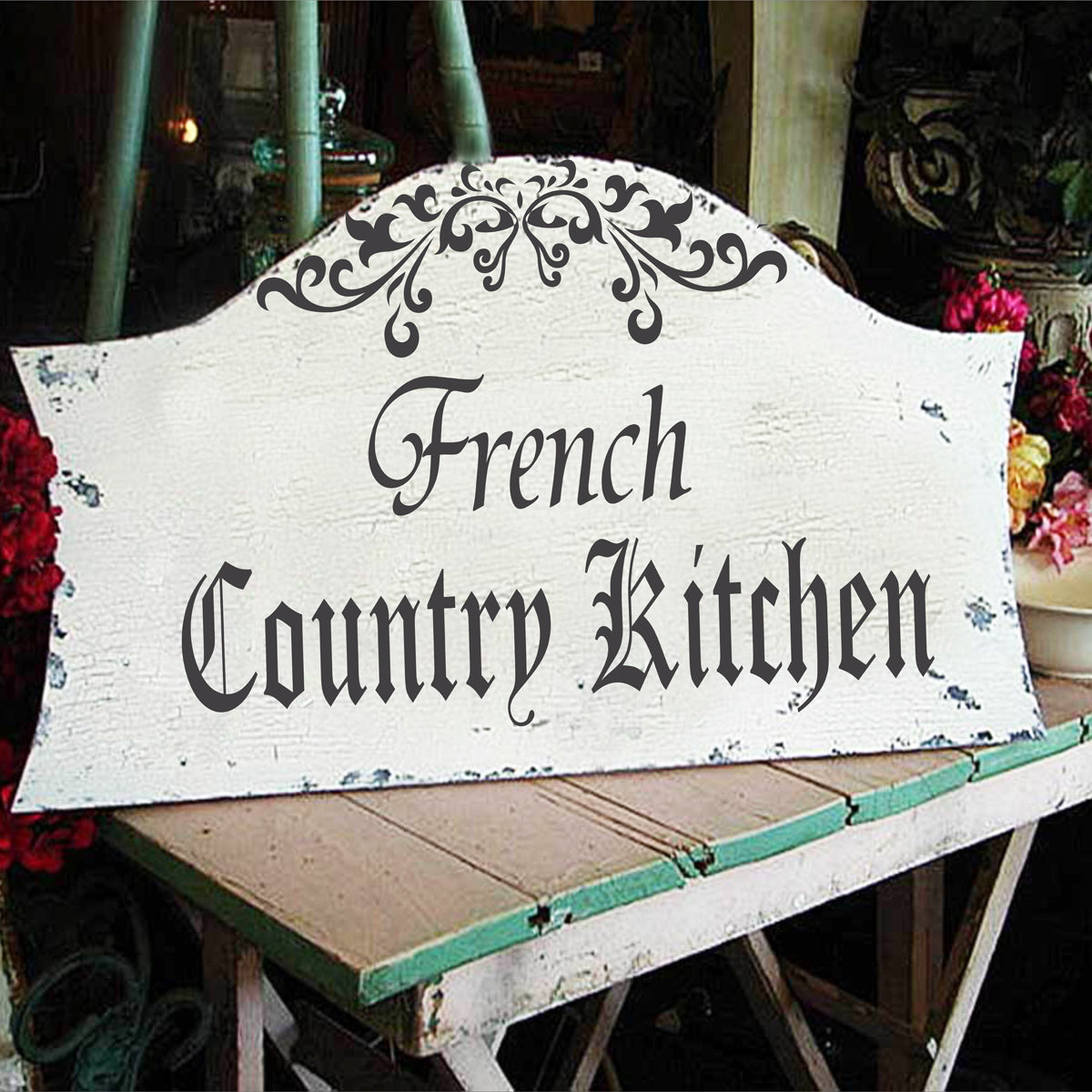 French Country Kitchen Stencil - Superior Stencils