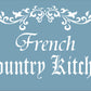 French Country Kitchen Stencil - Superior Stencils