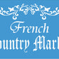 French Country Market Stencil with Flourish - Superior Stencils