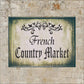 French Country Market Stencil with Flourish - Superior Stencils