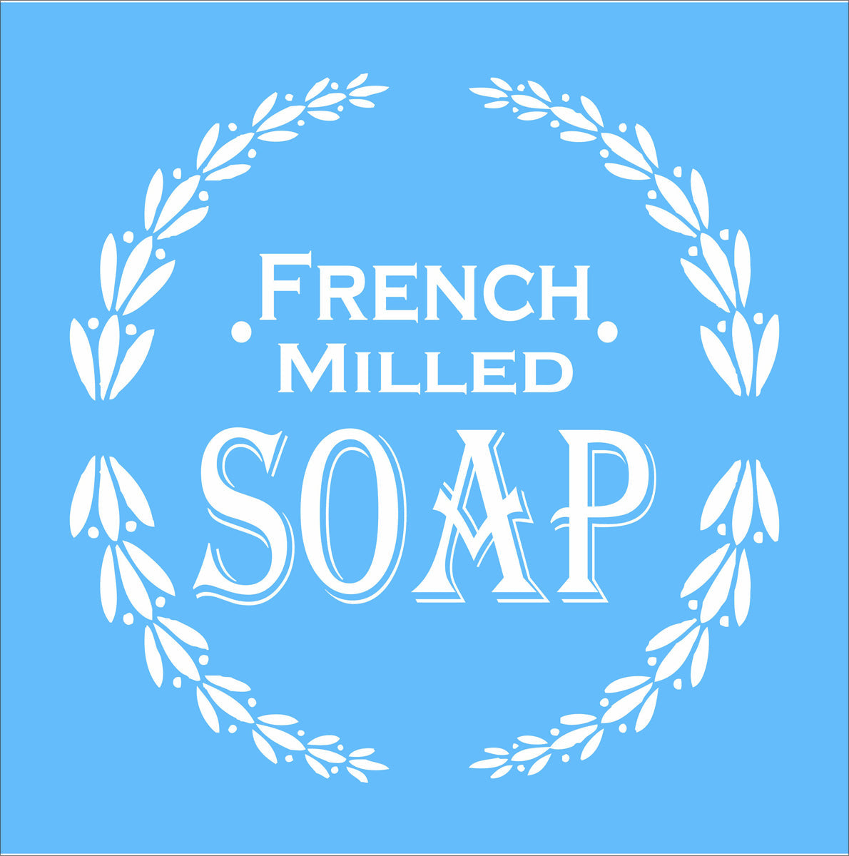 French Milled Soap Stencil - Superior Stencils
