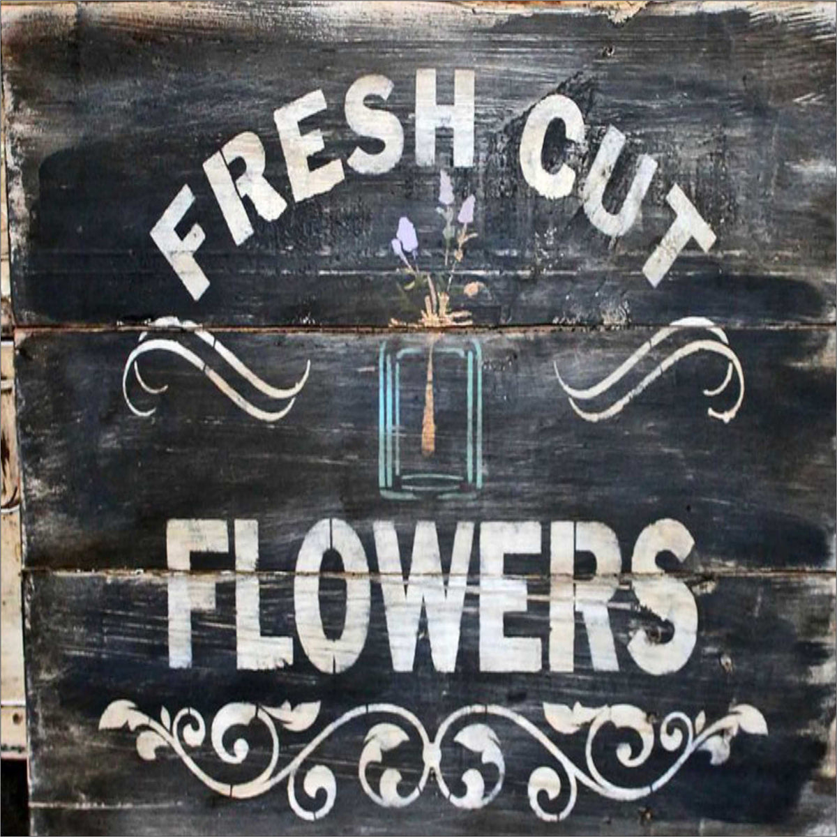 Fresh Cut Flowers Stencil - Superior Stencils
