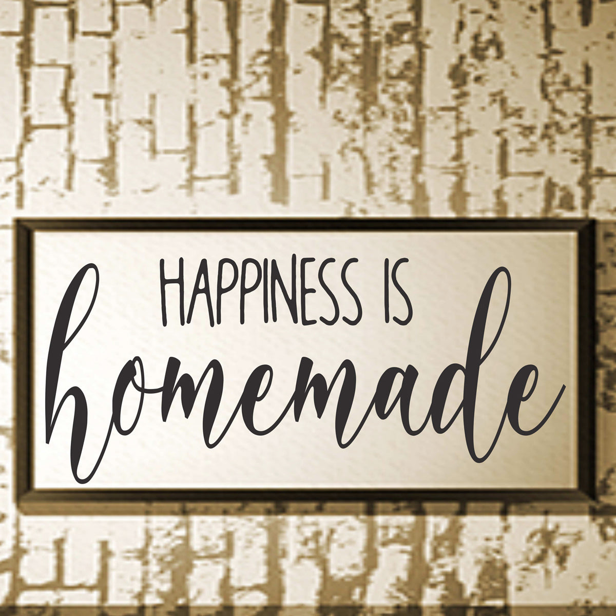 Happiness Is homemade Stencil - Superior Stencils