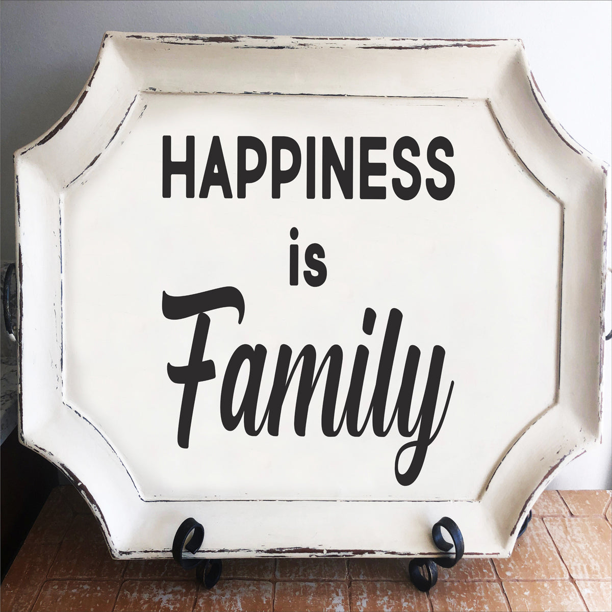 Happiness is Family Stencil 02 - Superior Stencils