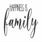 Happiness Is Family Stencil - Superior Stencils