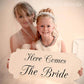 Here Comes The Bride Stencil - Wedding Stencil - Superior Stencils