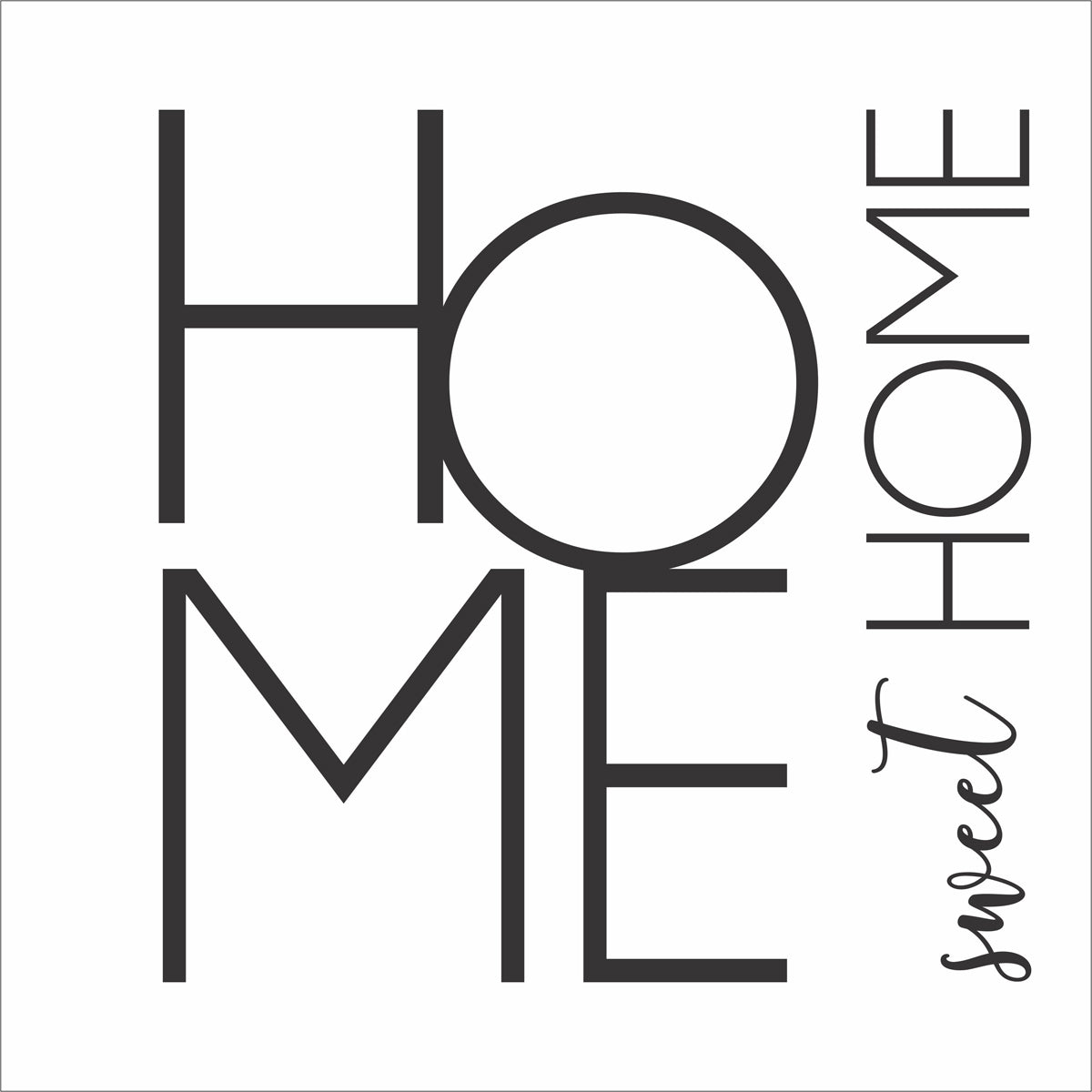 HOME sweet HOME Stencil - Superior Stencils