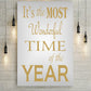 It's the most wonderful time of the year Stencil - Vertical Design - Superior Stencils