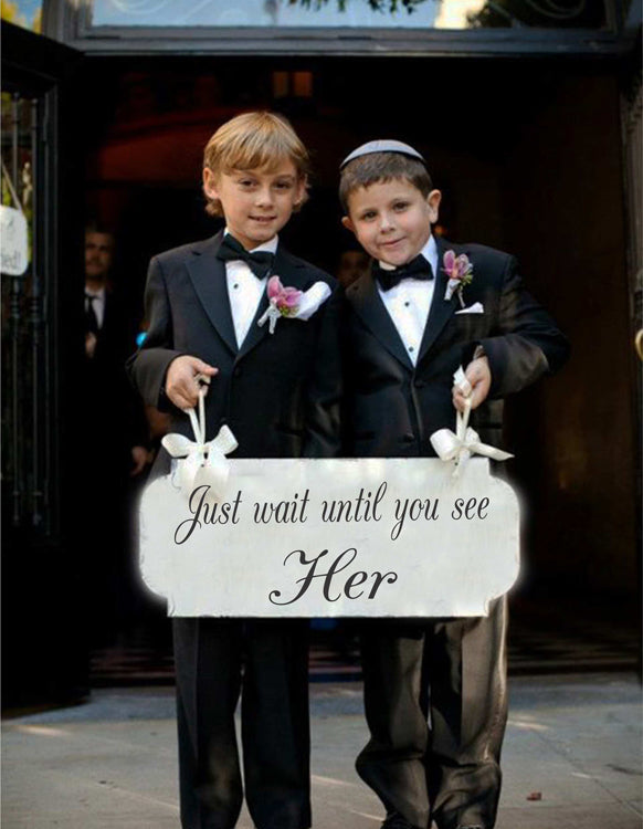 Just Wait Until You Stencil - Ring Bearer Wedding Stencil - Superior Stencils