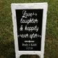 Love Laughter & Happily Ever After Custom Stencil - Superior Stencils