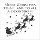 Merry Christmas To All Stencil 21 Sizes Available Christmas Stencil - Superior Stencils