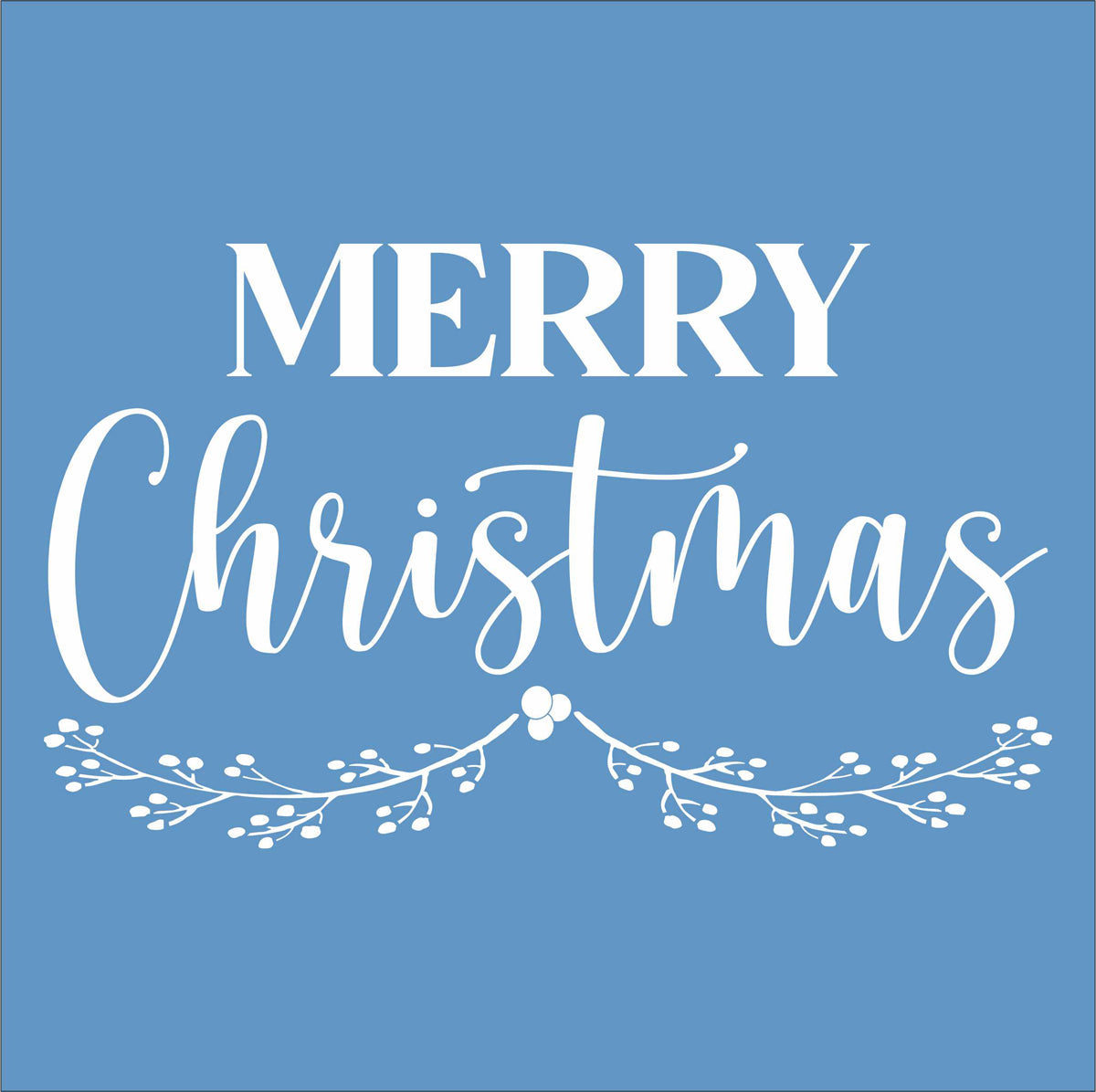 MERRY Christmas Stencil - Superior Stencils