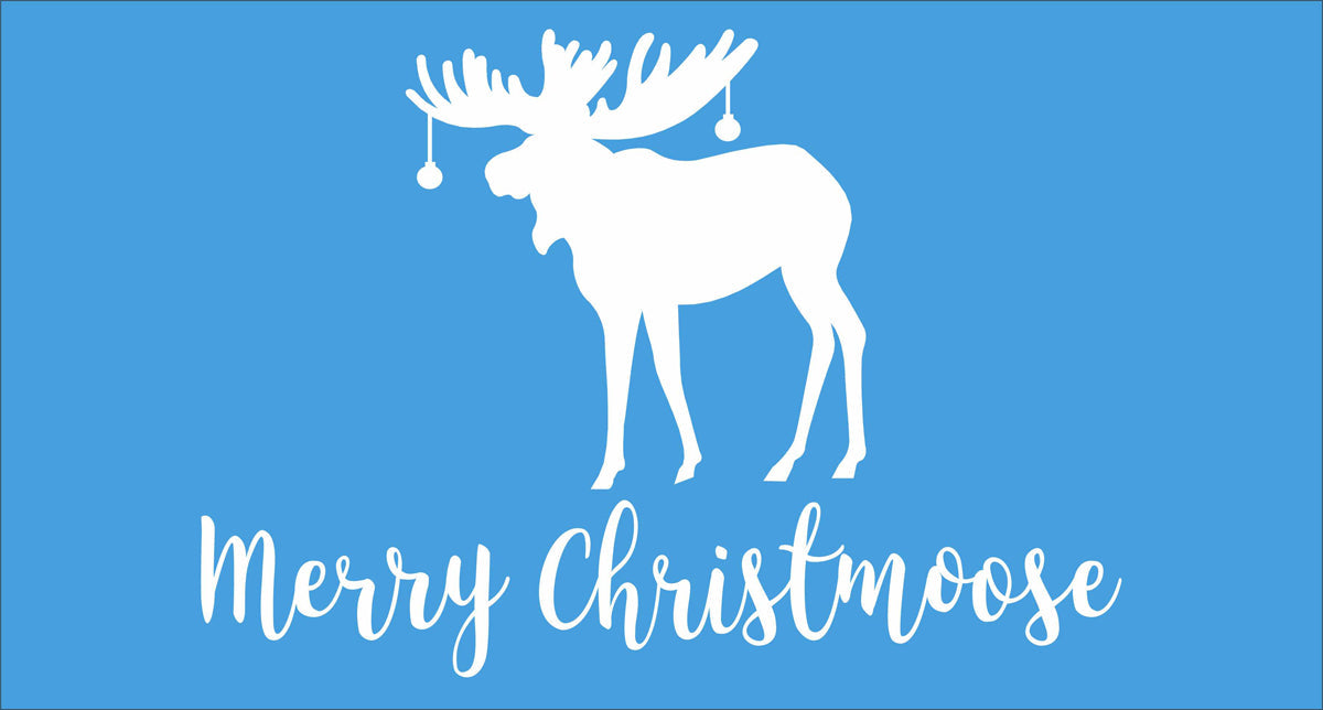 Merry Christmoose Christmas Stencil - Superior Stencils